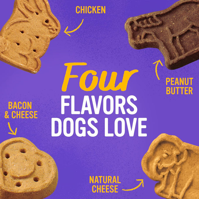blue dog bakery assorted flavors natural dog treats 18oz box more crunch low fat non-gmo made in usa