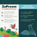 ZuPreem FruitBlend Bird Food for Cockatiels, Quakers, Small Conures, Lovebirds, Lorikeets, Core Nutrition with Natural Fruit, 2 lb Bag, Medium Pellet Size