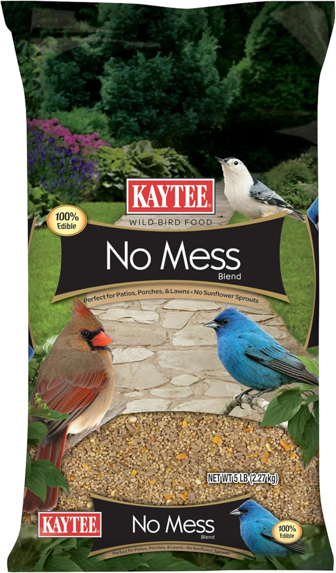 Kaytee Wild Bird No Mess or Waste Free Seed Blend for Blue Jays Woodpeckers and More 10 Pound