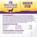 Wellness Grain-Free Chicken Stew Wet Dog Food, 12.5 oz, 12 Cans