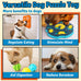 Forfon 9-pack dog puzzle toy set with lick mats, treat balls, and silicone spatula for small to medium smart dogs.