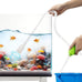 Luigi's Aquarium Gravel Vacuum for Water Changes and Cleaning - Hand Siphon Hose with Filter - Turtle Tank Accessories
