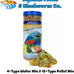 Premium Tropical Fish Flakes and Pellets, 12-Type pellets and 4-Type Wafers, 7.0oz Canister for Angel Fish and All Tropical Fish