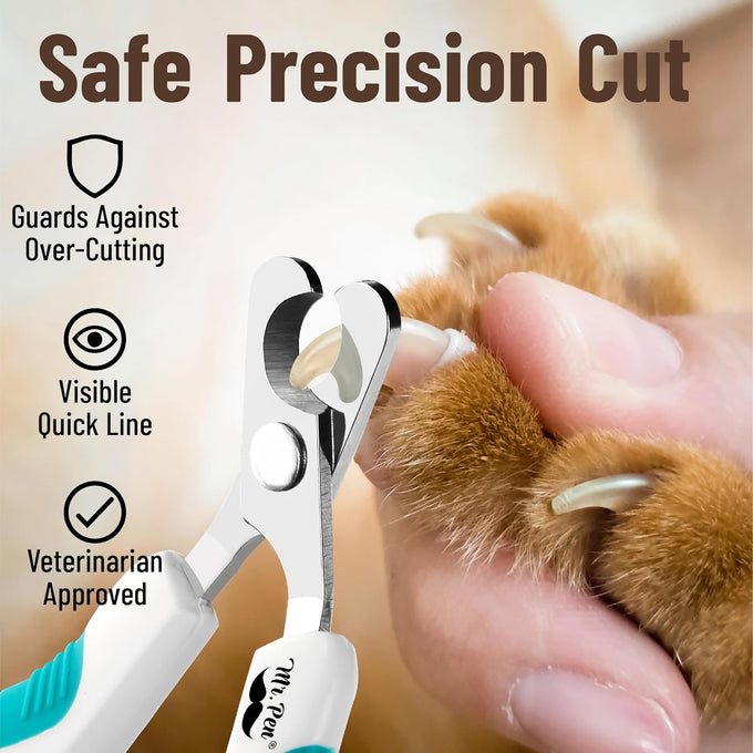 Mr. Pen Stainless Steel Cat Nail Clipper for Small and Medium Cats with Non Slip Handle
