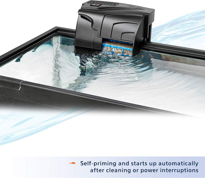 Aqueon QuietFlow 30 LED PRO self-priming filter for up to 45 gallon aquariums certified flow rate