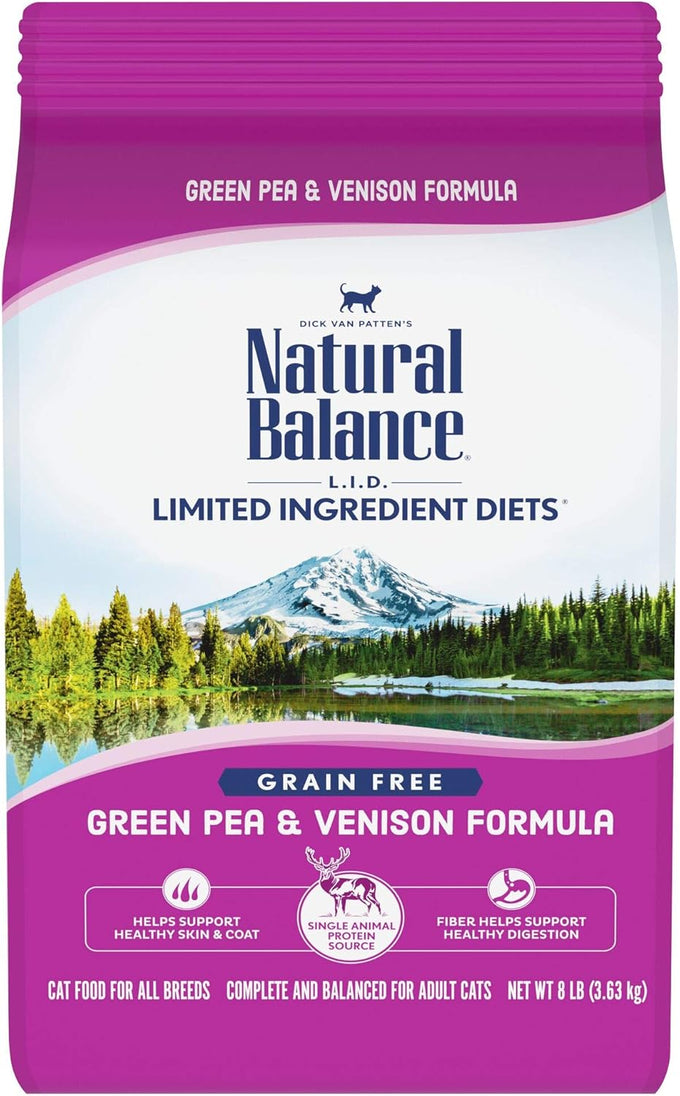 Natural Balance Reserve Duck Grain-Free Adult Cat Food, 10 Pound Bag, No Grain or Soy, Limited Ingredient