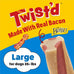 Purina Busy with Beggin' Dog Treats, Twist'd, Bacony, Rawhide-Free, Long-Lasting, Adult Dog Snacks, 10 Count Pack