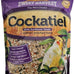 Cockatiel bird food with sunflower seeds, 4 lbs bag, triple cleaned and nitrogen flushed seed mix for cockatiel birds