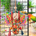 Katumo natural bamboo cockatiel parakeet conure shreds and forages safely