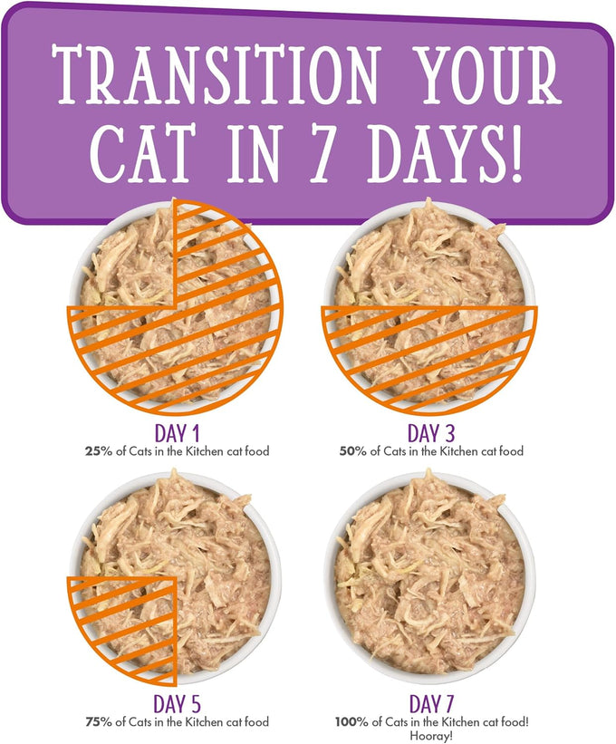 Weruva Cats in The Kitchen, Kitchen Cuties Variety Pack, Wet Cat Food, 3.2oz Can (Pack of 12)