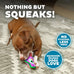 outward hound durablez minis owl plush dog toy, no stuffing, squeaky, jumbo squeaker, puppies, small dogs