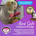 Super Bird Creations SB971 Xmas Crinkle Little Star Bird Toy, 6 inch, Small Bird Size, Festive Holiday Design