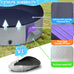 Foldable Gray Kiddie Pool with Hard Plastic Non-Slip Thickened Bottom for Small Medium Large Dogs and Kids