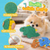 kipritii dinosaur squeaky dog toys 3-pack for interactive play & boredom relief
