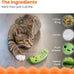 Catstages Pickle Kicker Cat Toy - Soft Plush Crinkle Toy with Catnip and Dental Mesh, 6.5"