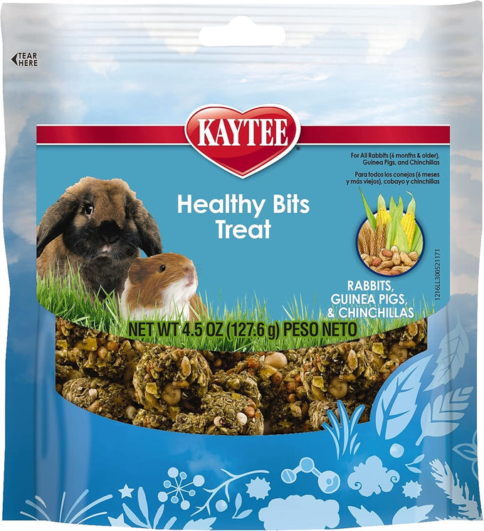 Kaytee Healthy Bits Rabbit Guinea Pig Treat Bonding Playtime Training Aid 4.5 oz