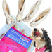 Munchbird Dehydrated Rabbit Ears 100g for Dogs, Natural Fiber, Rawhide Free, European Rabbit Association, France
