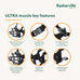 Baskerville Ultra Muzzle, Patented Humane Design, Breathable, Adjustable, Padded, Dog Training Muzzle for Large Dogs, Black, Size 5