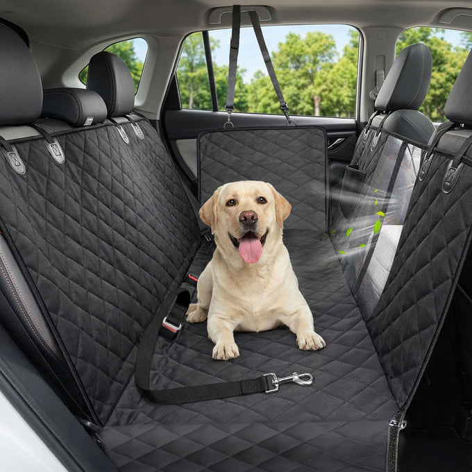 600D dog car seat cover, waterproof scratch proof nonslip dog hammock for cars, pet sedan SUV trucks