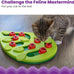 Nina Ottosson Buggin' Out Puzzle Feeder, 13.9" x 11.5", Level 2 Slow Feeder Enrichment Toy for Indoor Cats