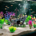 8Pcs Fish Tank Decorations Set - Sunken Ship, Resin Material, Aquarium Accessories for Freshwater or Saltwater Environments