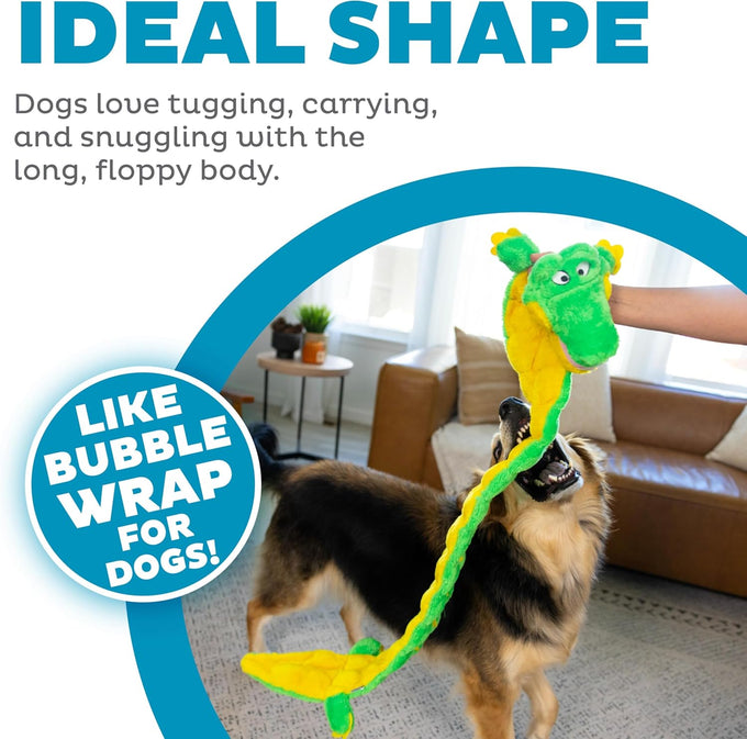 outward hound xxl squeaker matz plush gator dog toy for mild to medium chewers