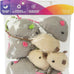 SmartyKat 15-Pack Skitter Critters Catnip Mice Plush Cat Toy Value Set with Potent Catnip
