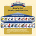 armstrong black oil sunflower bird seed, 35.3 pounds, northern cardinals, blue jays, hairy woodpeckers