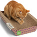 SmartyKat Super Scratcher Chaise Cat Bed with Catnip Infusion Technology, Brown, One Size