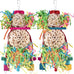 bissap 2pcs parrot foraging shredder toys sola balls sepak takraw for cockatiels parakeets conures love birds cage toy