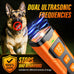 yuyqa 3x ultrasonic anti-bark device with 6 training modes, 23 ft range, rechargeable, compact, safe & humane