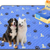 WanpeeGoo 18x24 Grey Polyester Washable Non-Slip Reusable Dog Training Pads, 4 Pack for Pet Whelping, Crate, Bed