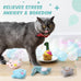 gejoy 20 pack catnip toys for indoor cats plush kitten chew toys catnip interactive safe