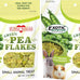 Exotic Nutrition green pea flake supplement 3oz for small pets