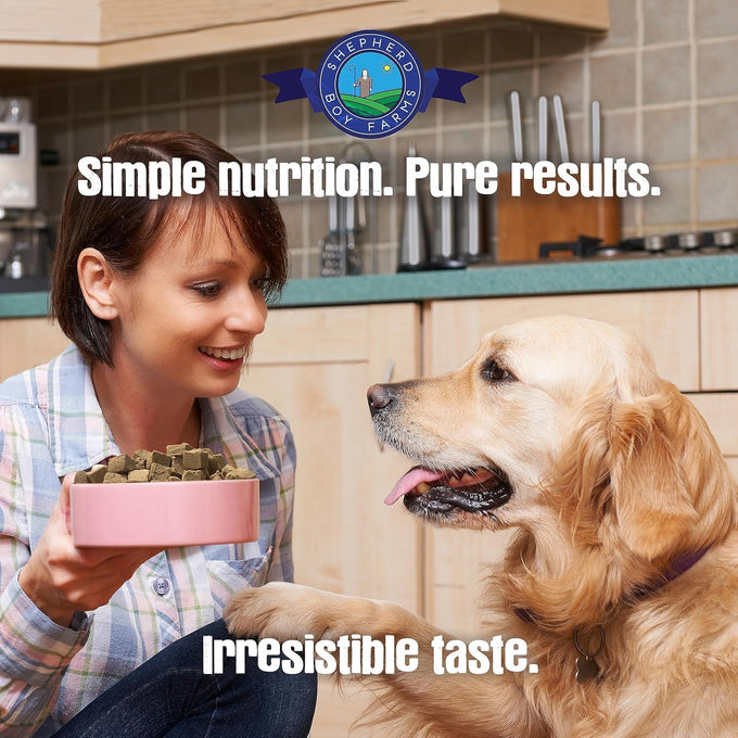 Shepherd Boy Farms Freeze Dried Raw Dog Food Rabbit Recipe All Natural High Protein Complete Meal 14oz Made in USA