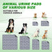 WanpeeGoo 18x24 Grey Polyester Washable Non-Slip Reusable Dog Training Pads, 4 Pack for Pet Whelping, Crate, Bed