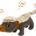 IOKHEIRA Dog Plush Toys for Aggressive Chewers, Grey, Medium and Large Breed
