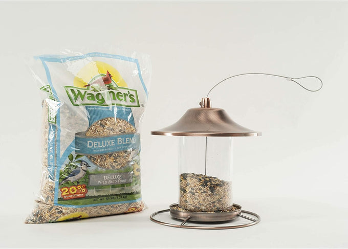 Wagner's 10 lb bag Deluxe Wild Bird Food, sunflower and general purpose seeds, USA made