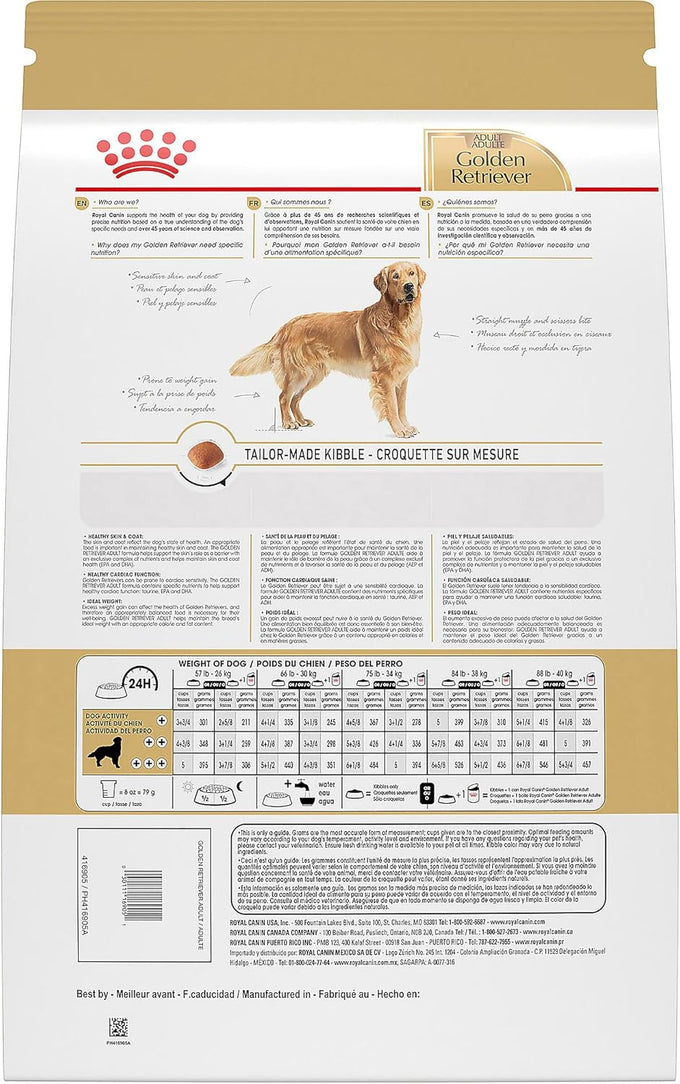 Royal Canin Golden Retriever Adult Dry Dog Food, 30 lb