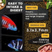 Royal Cichlid Premium Sinking Fish Food, 16 oz, Wild Sword Prawns, All Natural, Large Tropical Fish, Carnivore Pellets