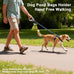 stainless steel dog poop bag holder with easy clip and durable metal design for hands free walking