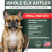 Mountain Valley Grade A Whole Large Elk Dog Antlers, 100% Natural & Organic, No Odor, No Mess, Long Lasting