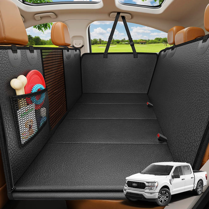 URPOWER 600D Waterproof Dog Car Seat Cover for Sedans, SUVs, Compact Trucks with Side Flaps and Nonslip Backing