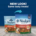 blue buffalo nudges homestyle natural dog treats, usa made, real chicken, 16 oz bag