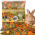 Sukh Natural Botanical Rabbit Treats for Guinea Pigs and Hamsters - 160g Mix of Freeze Dried Fruits, Vegetables, and Flowers