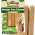EcoKind Peanut Butter Yogurt Dog Chews - Probiotics, Lactose Free, Grain Free, Natural Dog Treats for All Breeds, USA Made, 25 Chews