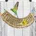 bird seagrass mat 30x7 natural grass woven hammock cage accessories for parrots and other birds
