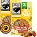 Organic Crunchy Dog Treats Grain-Free, All-Natural, Human-Grade, Non-GMO, 14oz (2 Pack)