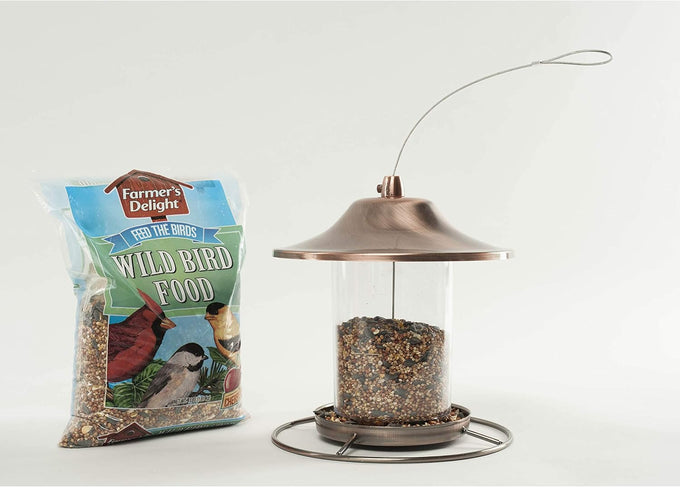 Wagner's 20-Pound Farmer's Delight Wild Bird Food with Cherry Flavor Mix for Backyard Birds