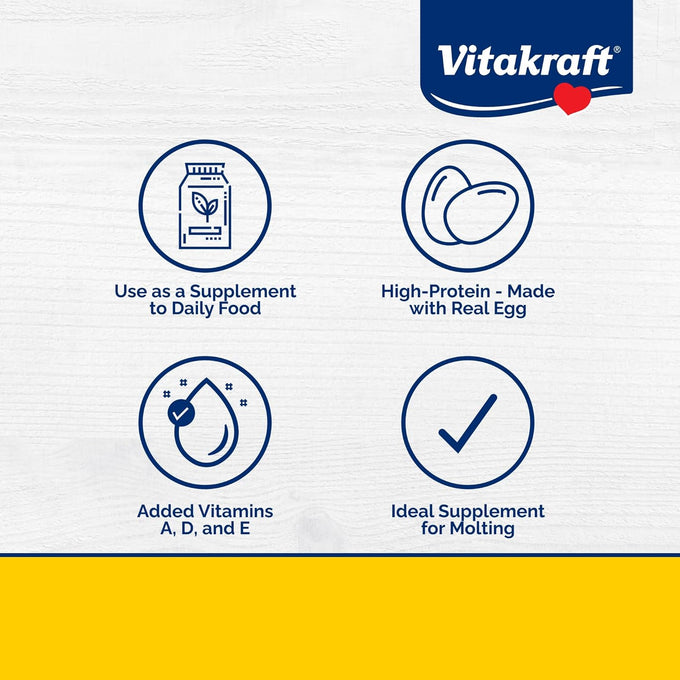 Vitakraft VitaSmart egg food for birds daily supplement 1.1 pound